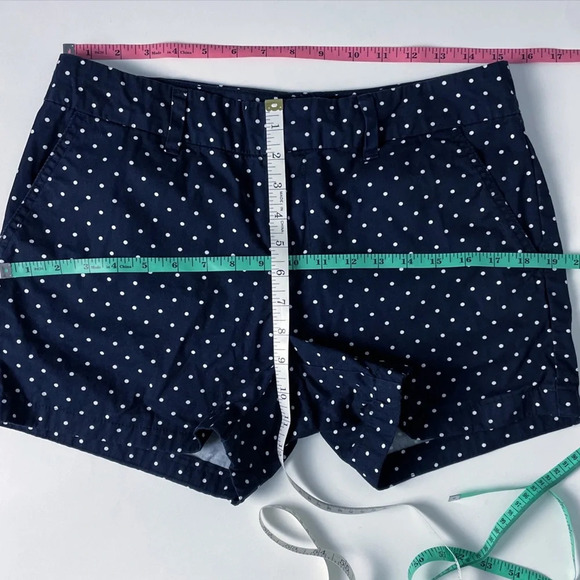 Tommy Hilfiger Polka Dot Shorts Navy Blue White Size 4 Beach Nautical Summer - Picture 5 of 8